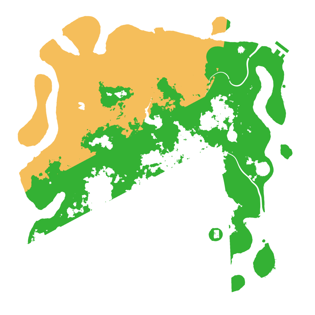 Biome Rust Map: Procedural Map, Size: 4050, Seed: 1509255177