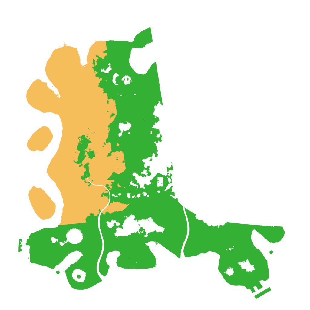 Biome Rust Map: Procedural Map, Size: 3500, Seed: 327880099