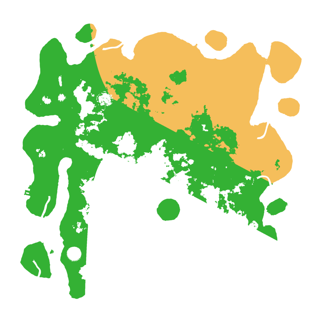 Biome Rust Map: Procedural Map, Size: 3950, Seed: 85729219