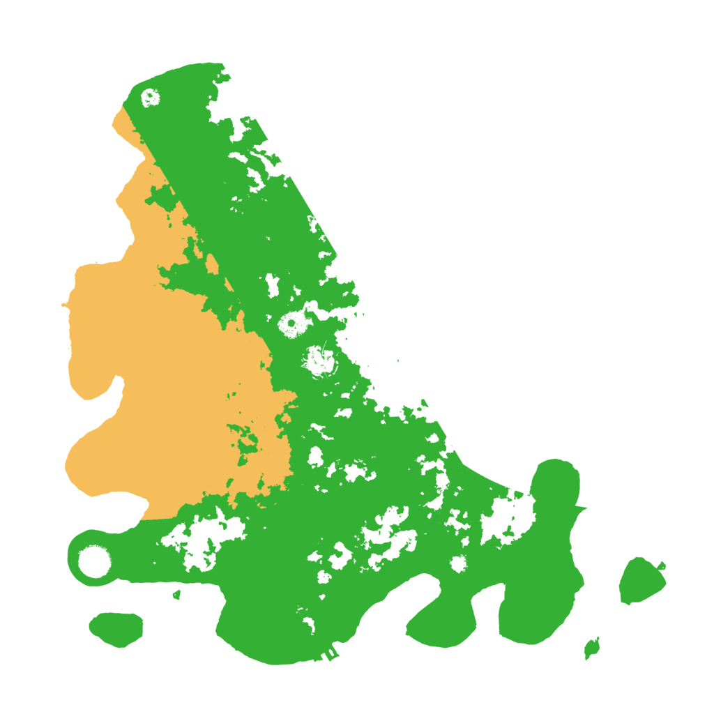 Biome Rust Map: Procedural Map, Size: 3900, Seed: 884719937