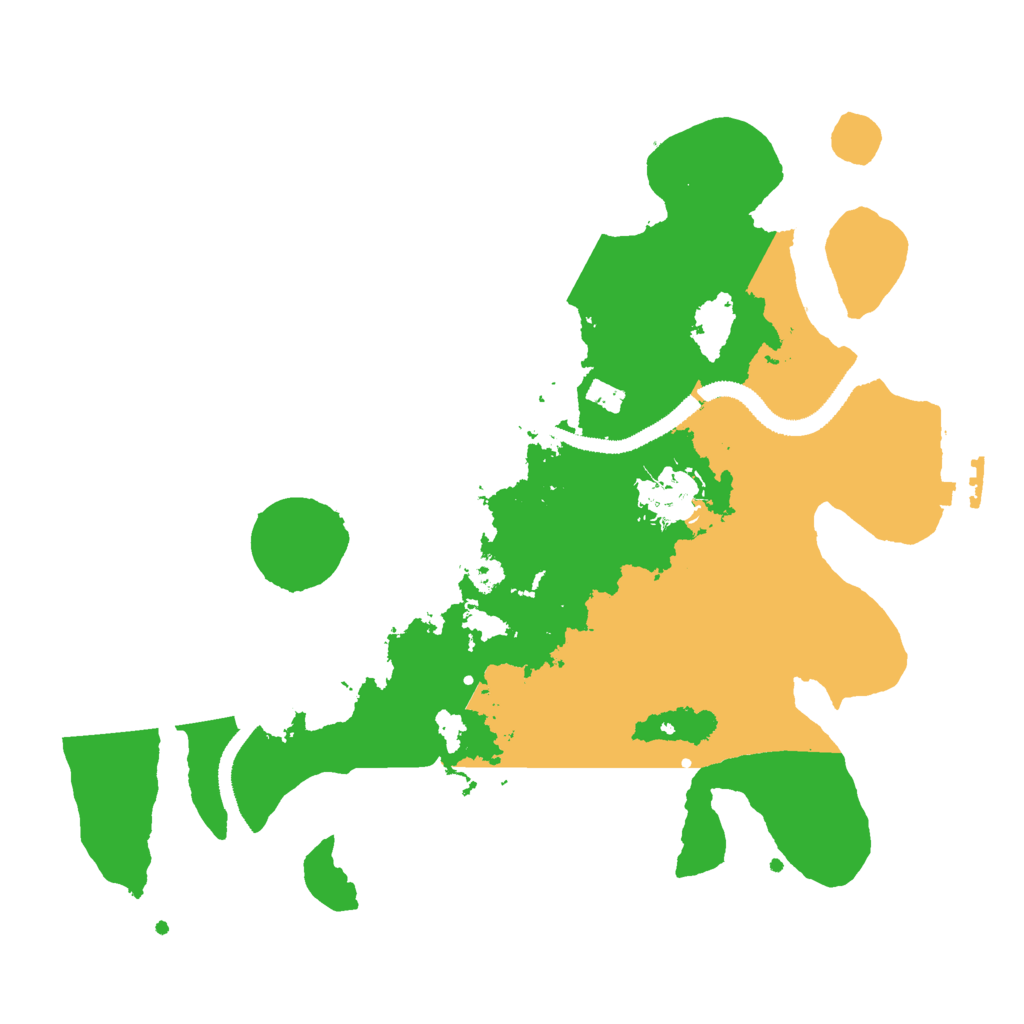 Biome Rust Map: Procedural Map, Size: 3000, Seed: 352265227