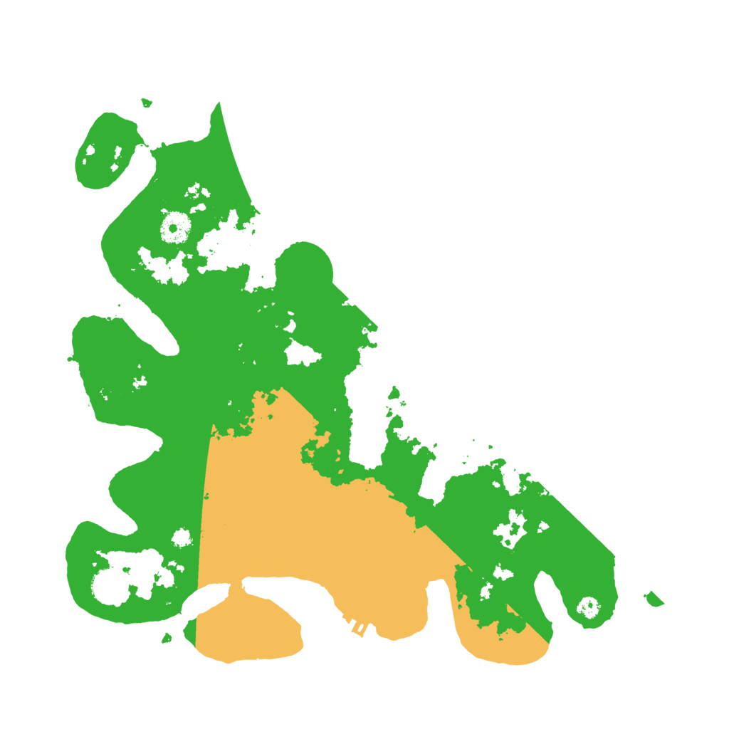 Biome Rust Map: Procedural Map, Size: 3500, Seed: 1258403544