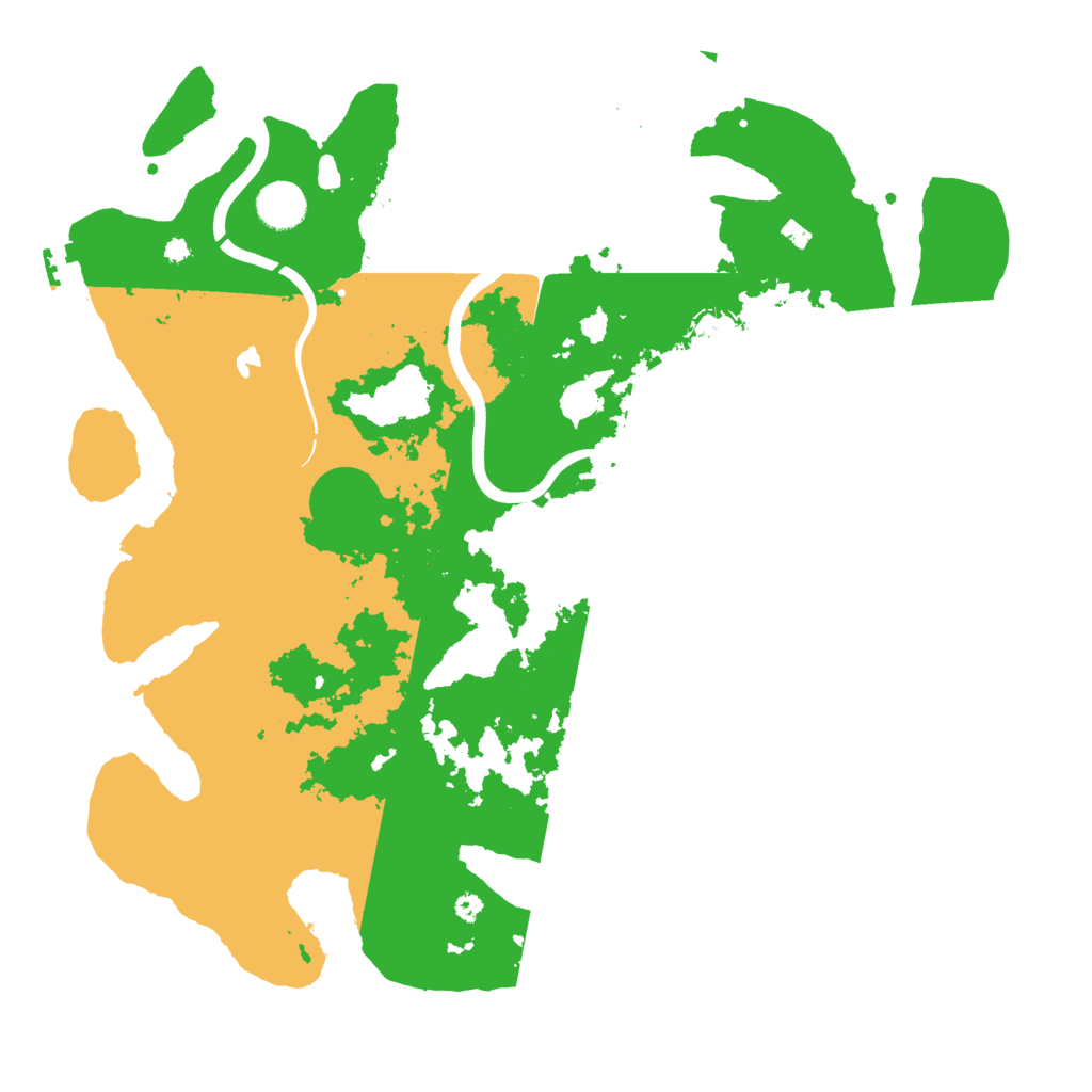 Biome Rust Map: Procedural Map, Size: 4000, Seed: 118988737