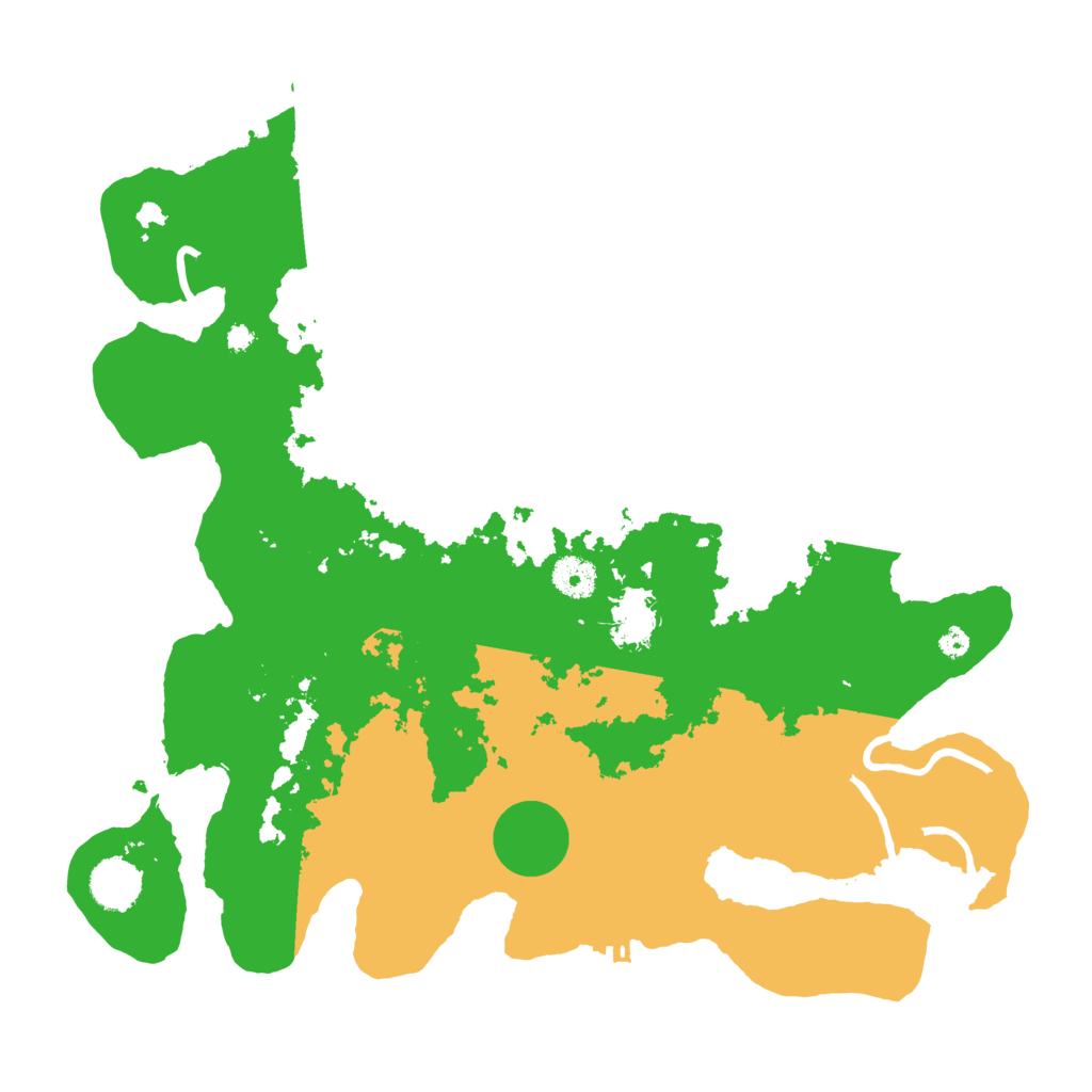 Biome Rust Map: Procedural Map, Size: 3800, Seed: 83629206