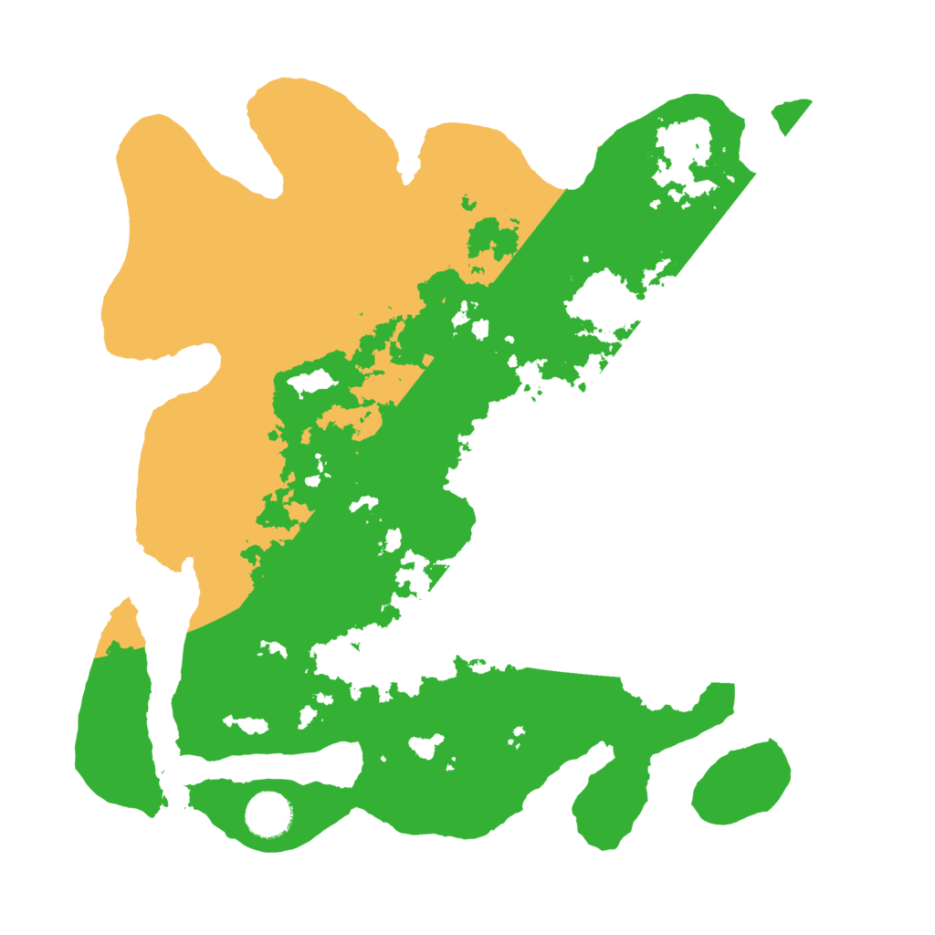 Biome Rust Map: Barren, Size: 3550, Seed: 90122078