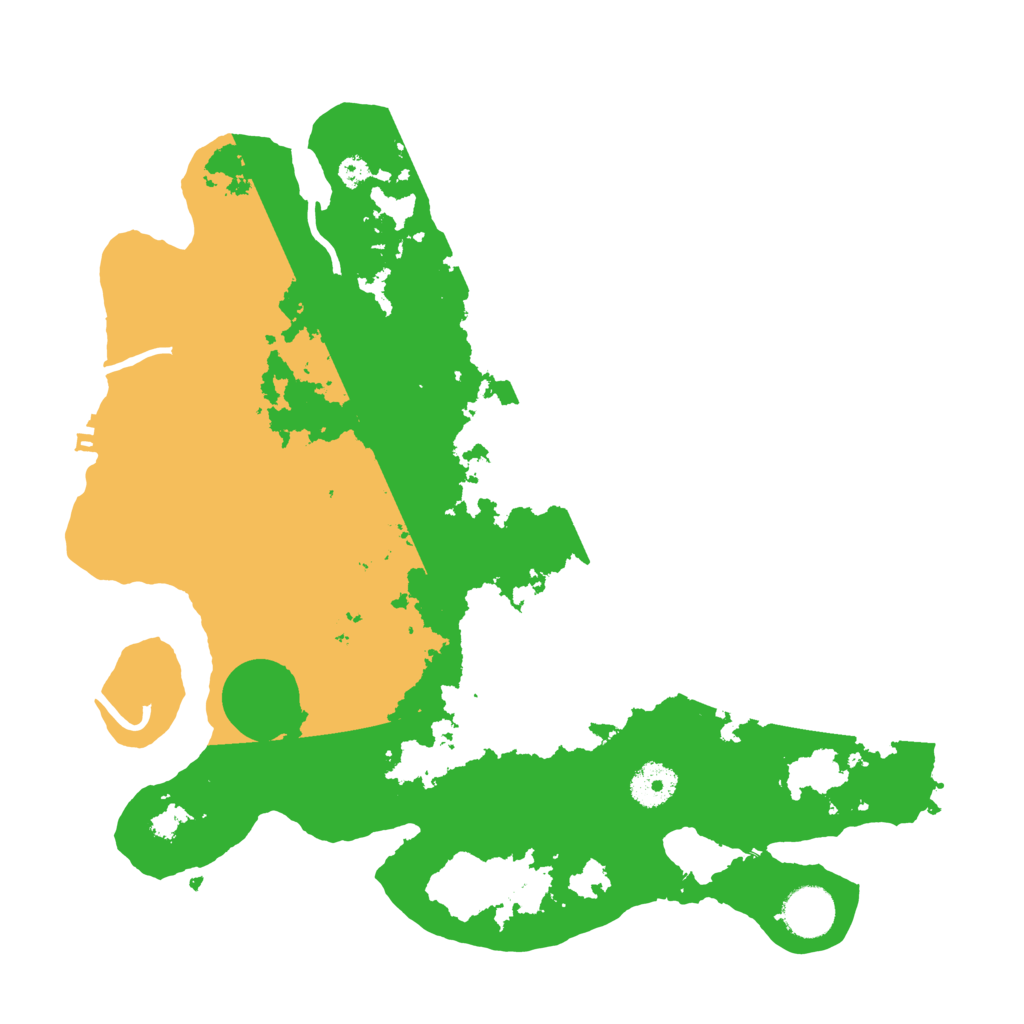 Biome Rust Map: Procedural Map, Size: 3500, Seed: 15210286
