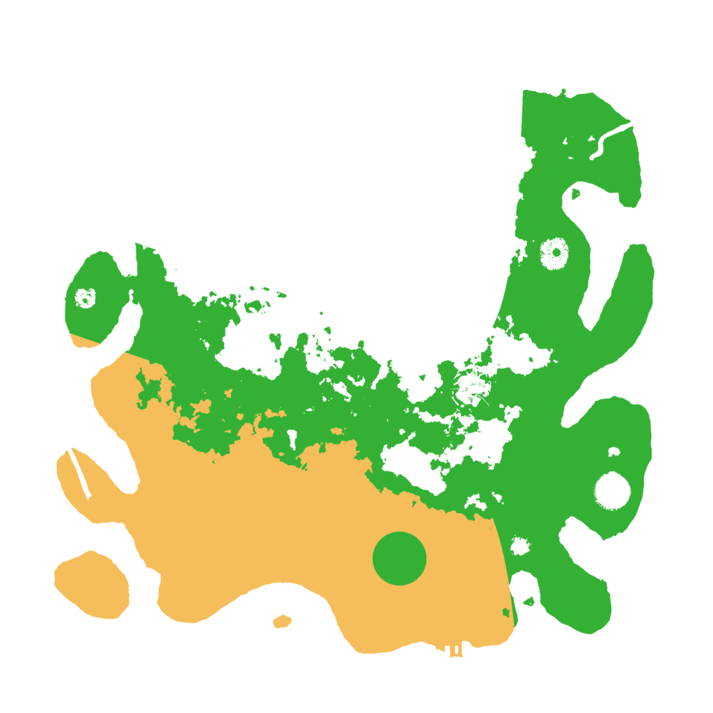 Biome Rust Map: Procedural Map, Size: 3500, Seed: 4924520