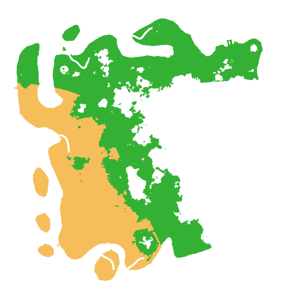 Biome Rust Map: Procedural Map, Size: 3700, Seed: 64377214