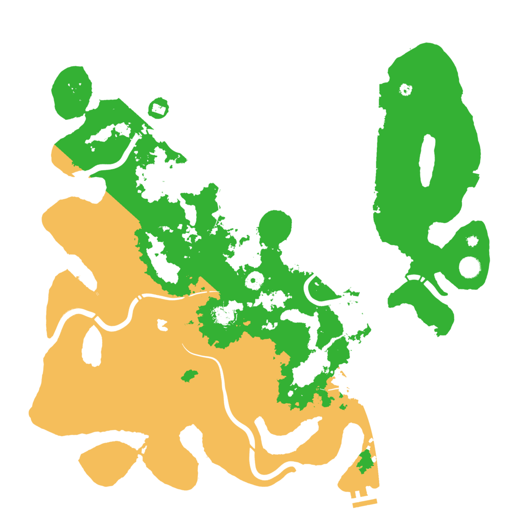 Biome Rust Map: Procedural Map, Size: 4250, Seed: 46768173