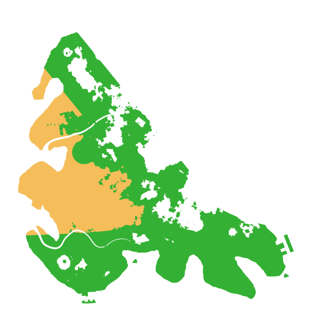 Biome Rust Map: Procedural Map, Size: 3550, Seed: 437959