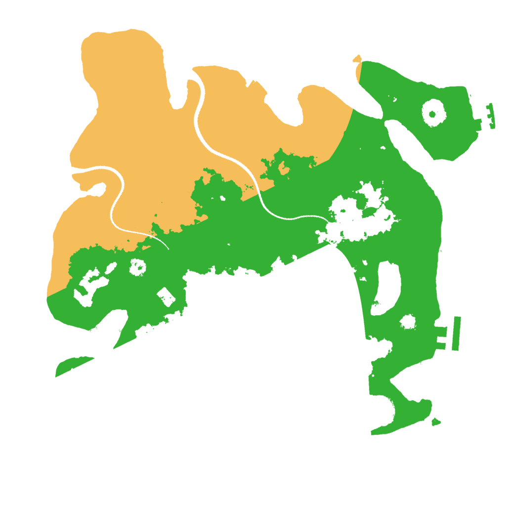 Biome Rust Map: Procedural Map, Size: 3000, Seed: 1351341544