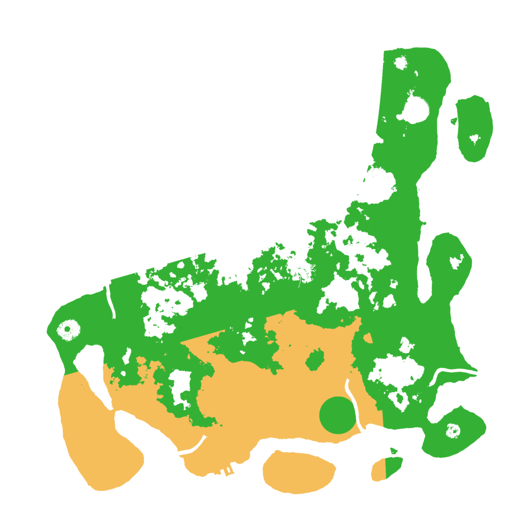 Biome Rust Map: Procedural Map, Size: 3700, Seed: 12427021