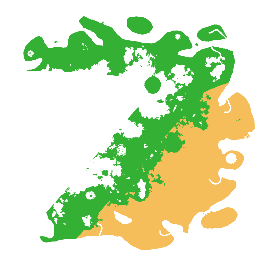 Biome Rust Map: Procedural Map, Size: 4400, Seed: 57169495