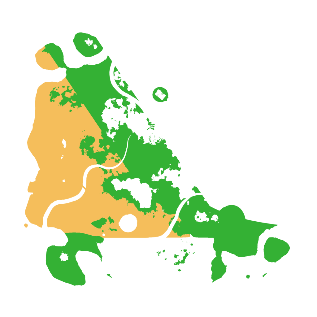 Biome Rust Map: Procedural Map, Size: 3400, Seed: 96192133