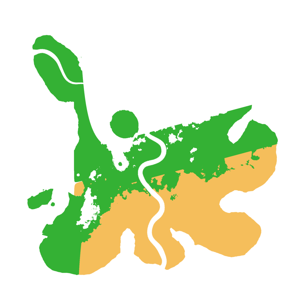 Biome Rust Map: Procedural Map, Size: 2900, Seed: 605423882