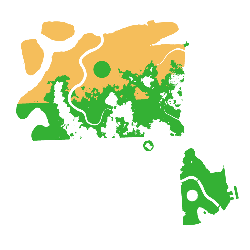 Biome Rust Map: Procedural Map, Size: 3900, Seed: 61860134