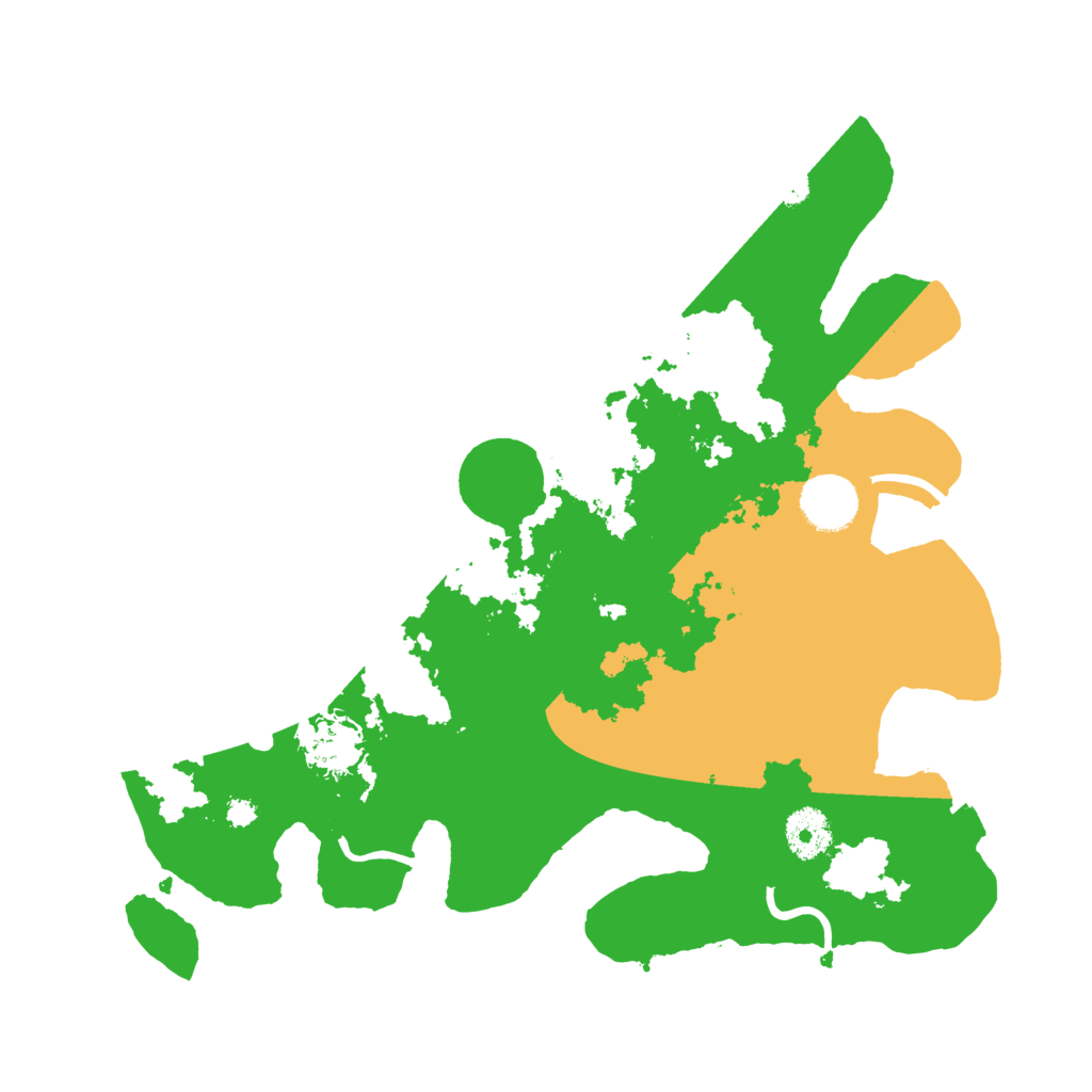 Biome Rust Map: Procedural Map, Size: 3400, Seed: 64139597