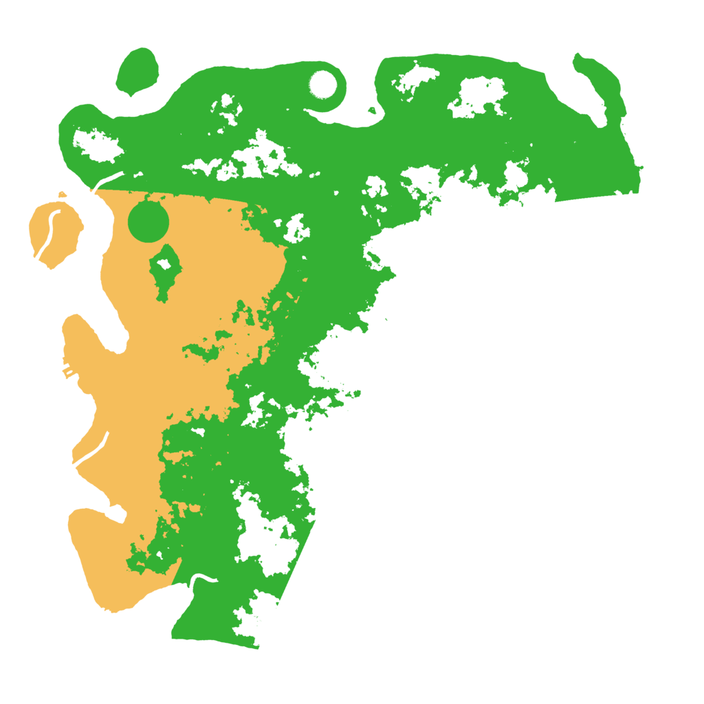 Biome Rust Map: Procedural Map, Size: 4500, Seed: 69348