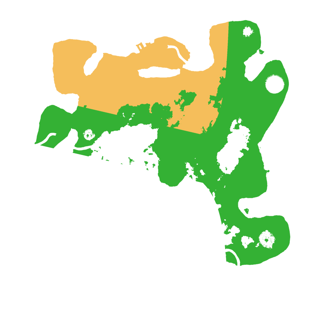 Biome Rust Map: Procedural Map, Size: 3000, Seed: 66236