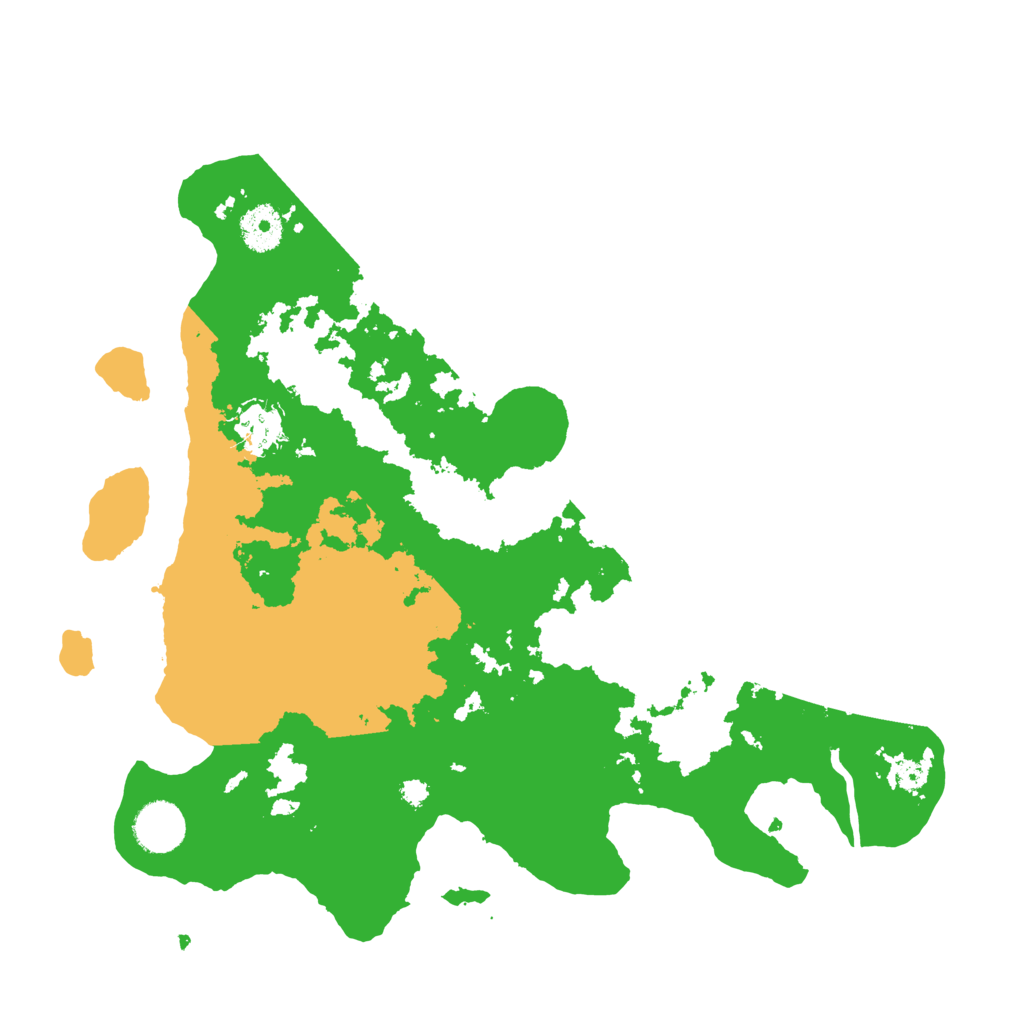 Biome Rust Map: Procedural Map, Size: 3500, Seed: 668088212
