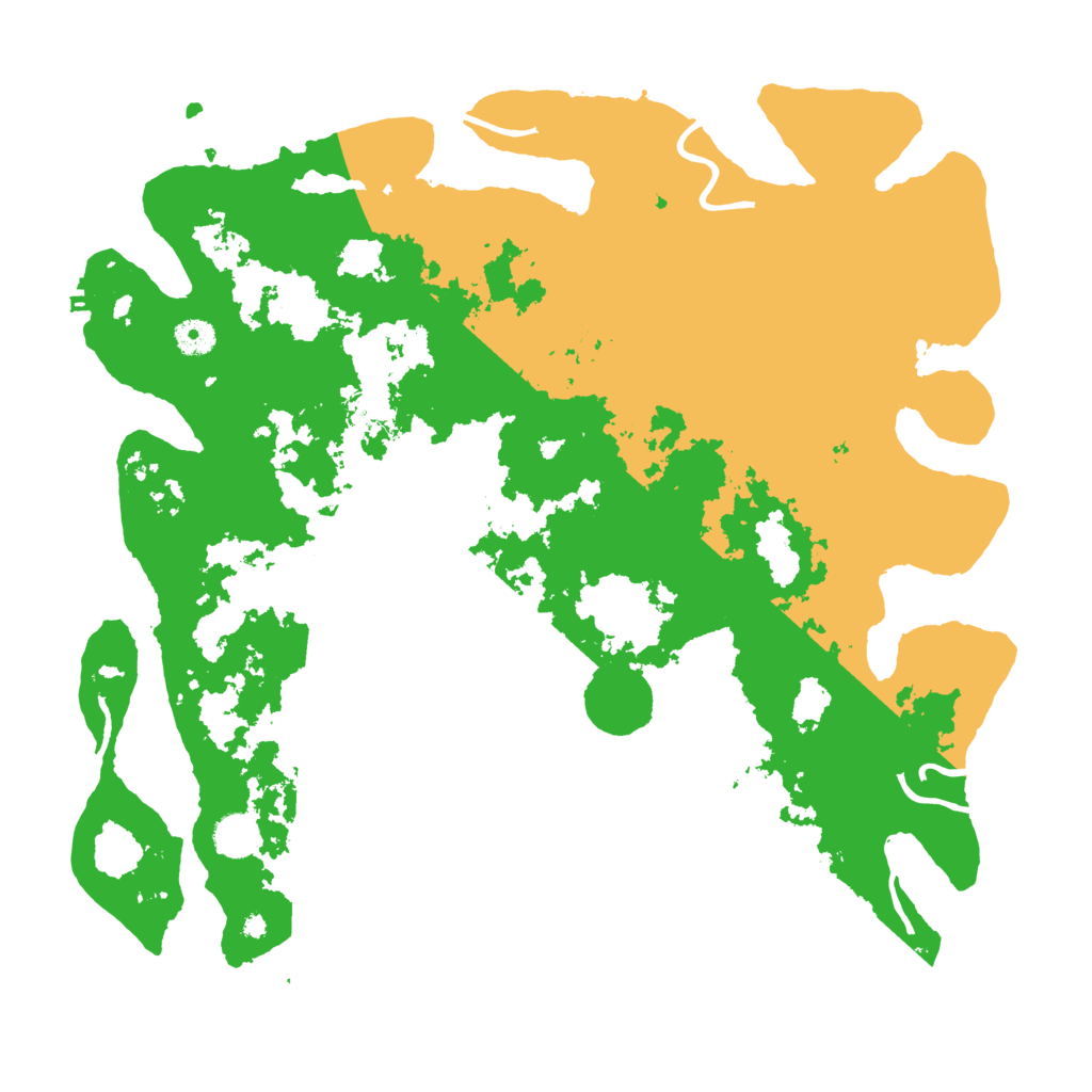 Biome Rust Map: Procedural Map, Size: 4250, Seed: 276005303
