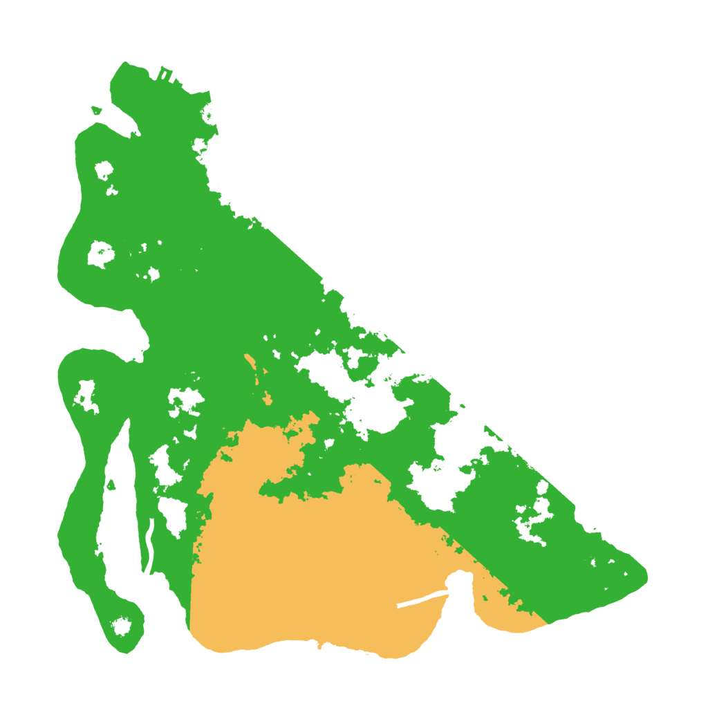 Biome Rust Map: Procedural Map, Size: 3500, Seed: 90655468
