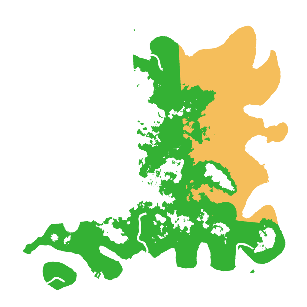Biome Rust Map: Procedural Map, Size: 3750, Seed: 1458279215