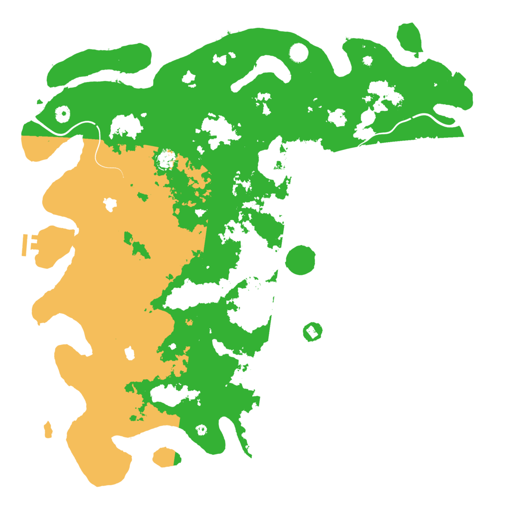 Biome Rust Map: Procedural Map, Size: 4700, Seed: 510006