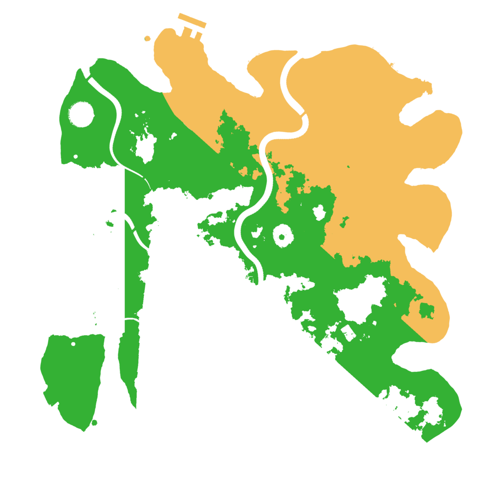 Biome Rust Map: Procedural Map, Size: 3500, Seed: 103102791
