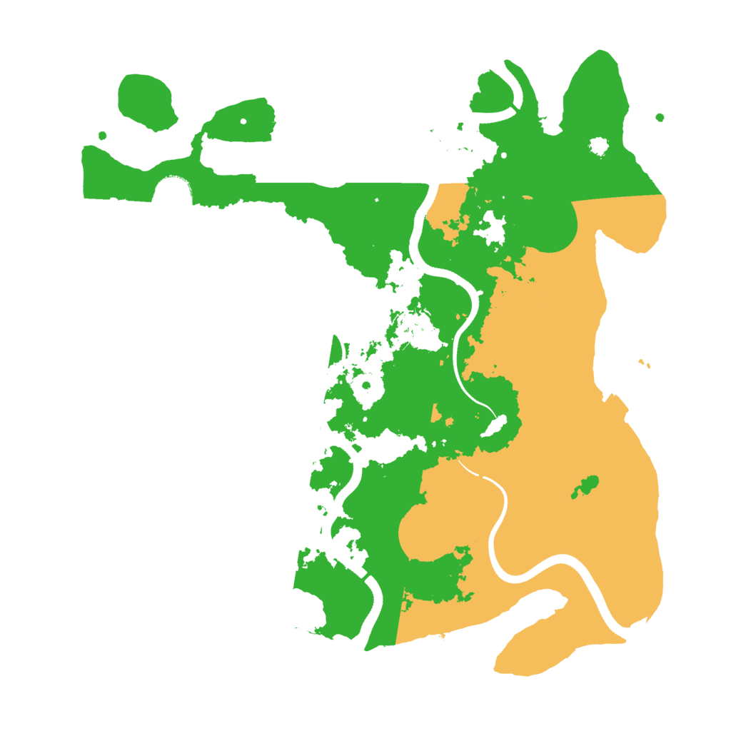 Biome Rust Map: Procedural Map, Size: 3500, Seed: 916960698