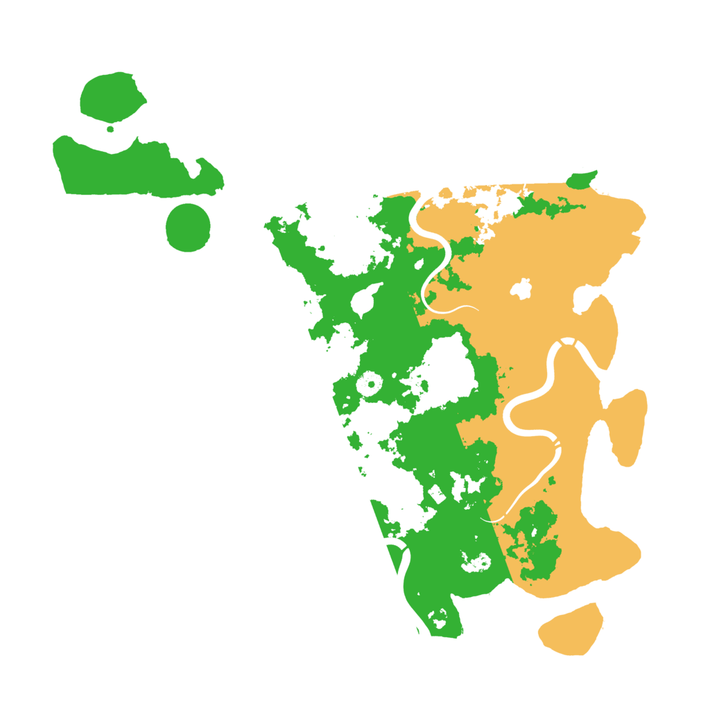 Biome Rust Map: Procedural Map, Size: 4250, Seed: 3616747