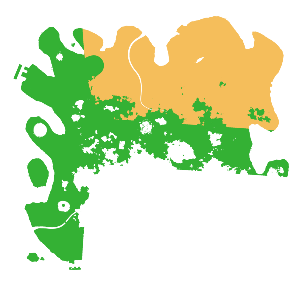 Biome Rust Map: Procedural Map, Size: 3950, Seed: 19114786