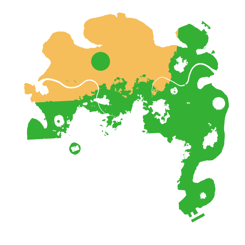 Biome Rust Map: Procedural Map, Size: 3450, Seed: 95433118