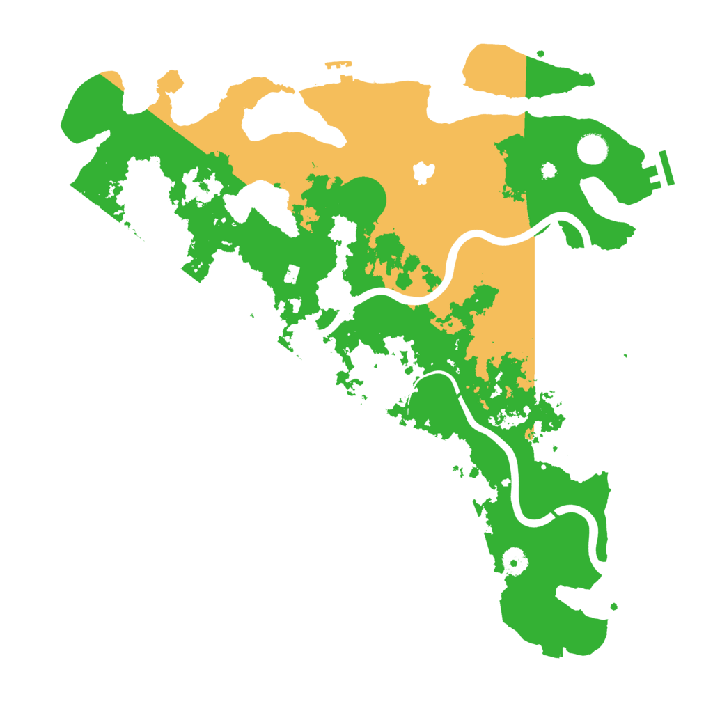 Biome Rust Map: Procedural Map, Size: 4100, Seed: 97056862
