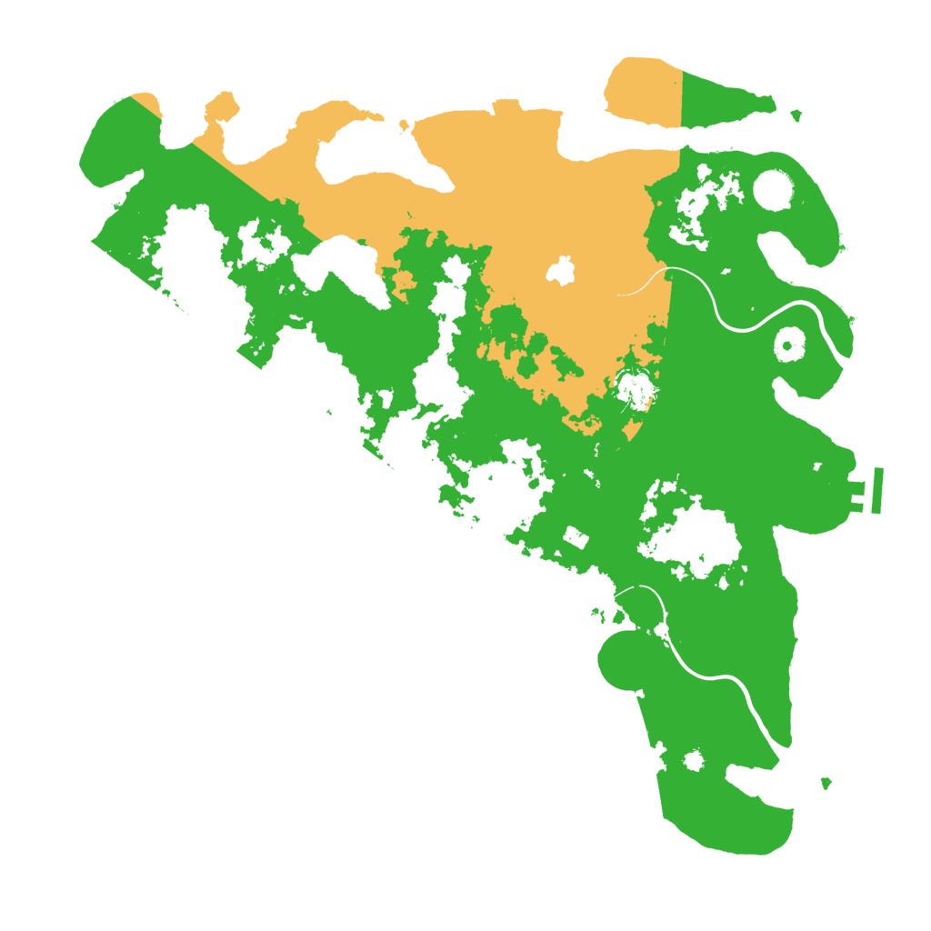 Biome Rust Map: Procedural Map, Size: 4100, Seed: 97056862