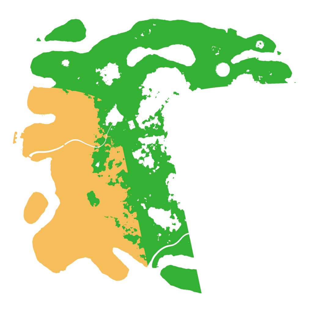 Biome Rust Map: Procedural Map, Size: 3950, Seed: 95566896