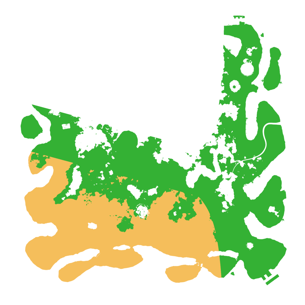 Biome Rust Map: Procedural Map, Size: 4100, Seed: 79120857