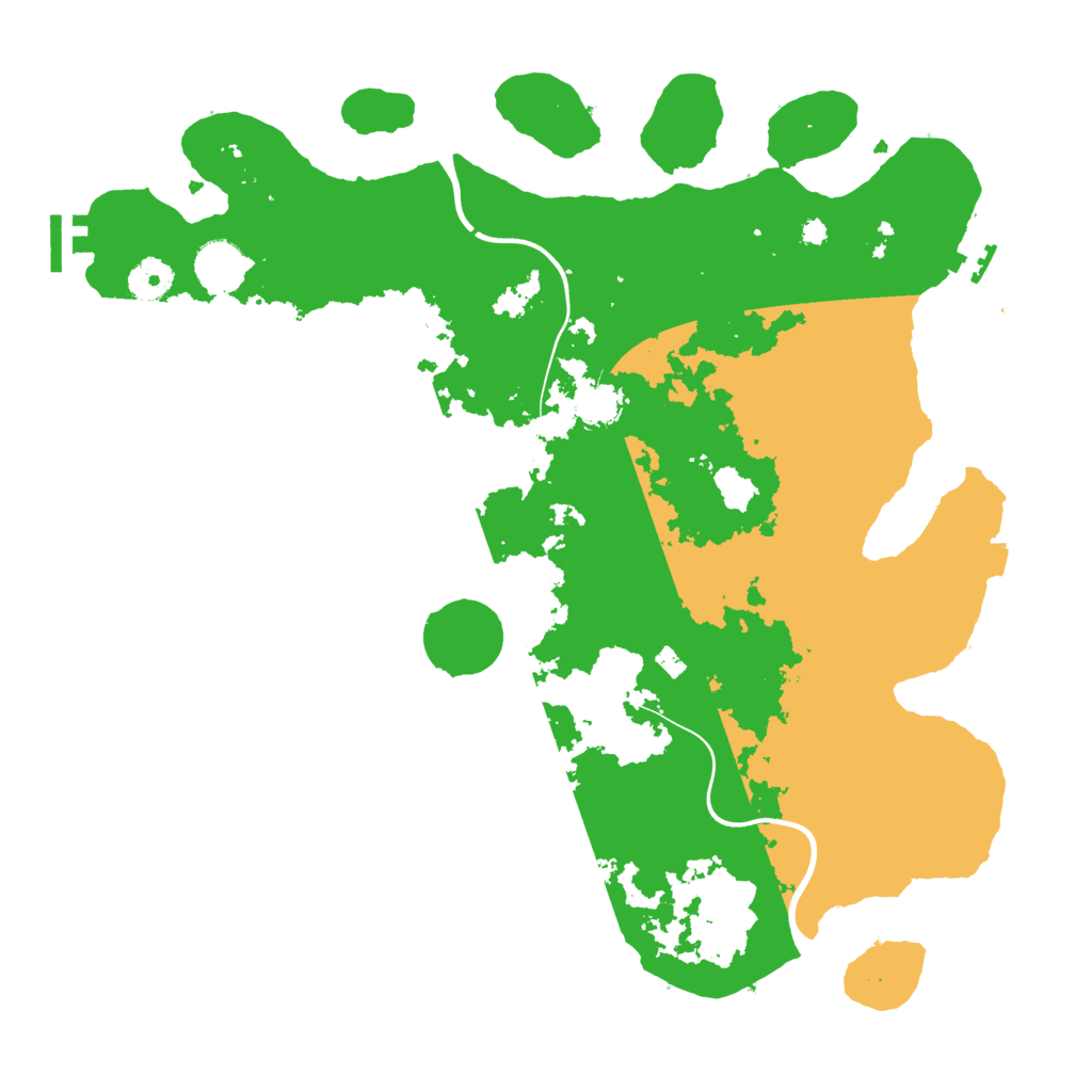 Biome Rust Map: Procedural Map, Size: 3850, Seed: 47434977