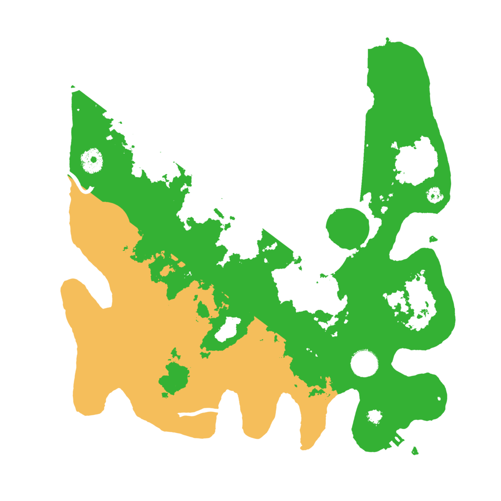 Biome Rust Map: Procedural Map, Size: 3250, Seed: 444471035