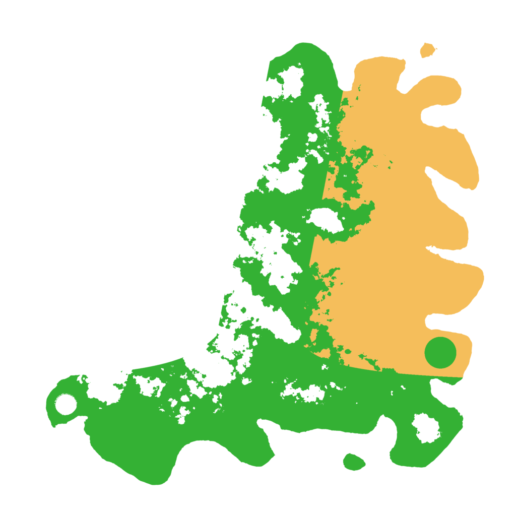Biome Rust Map: Barren, Size: 4300, Seed: 14677135