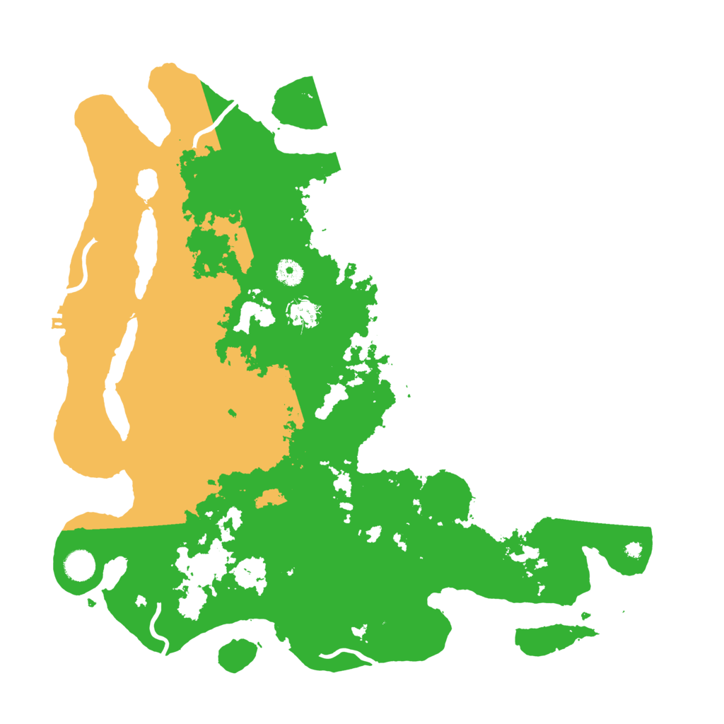 Biome Rust Map: Procedural Map, Size: 4100, Seed: 87694849
