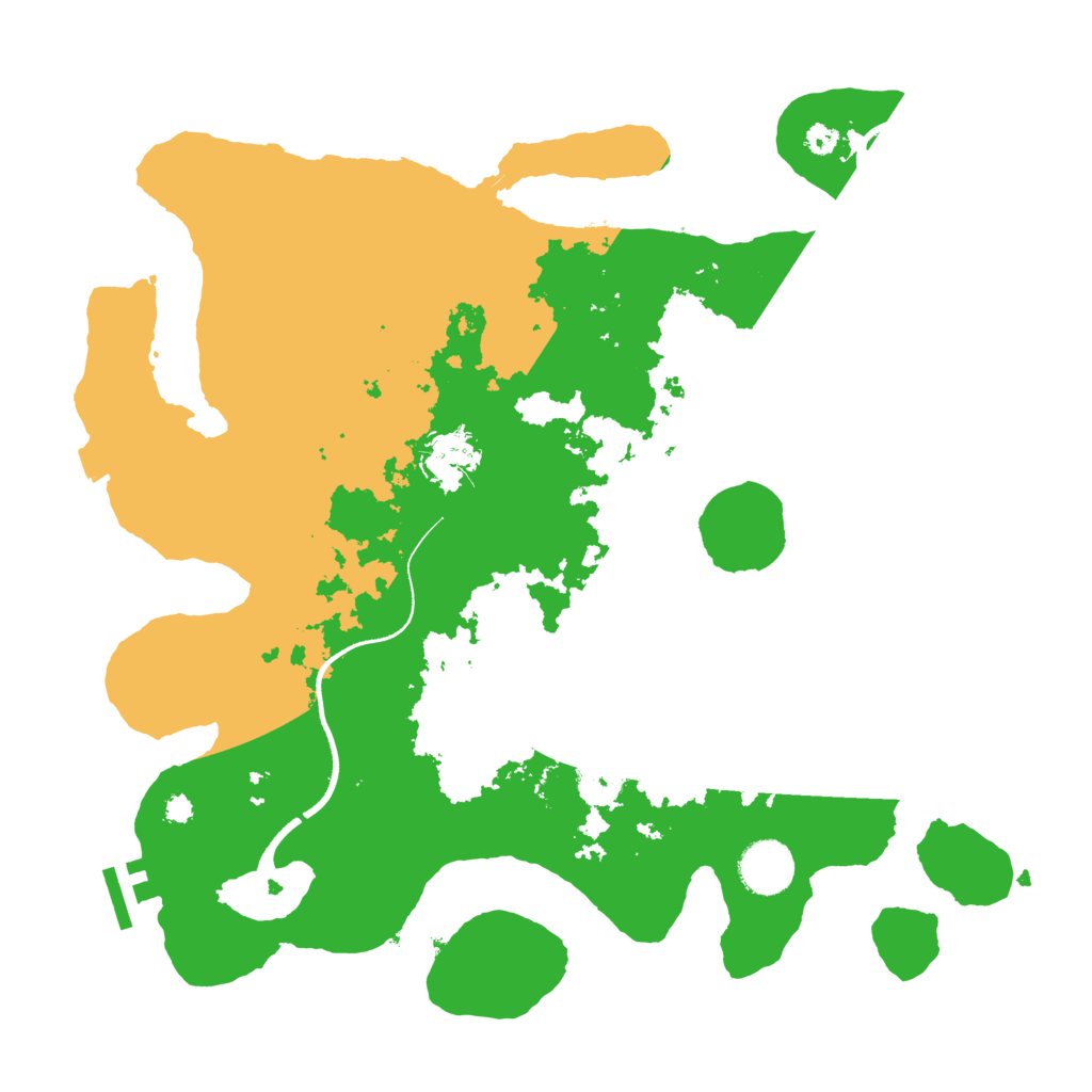 Biome Rust Map: Procedural Map, Size: 3500, Seed: 1571305804