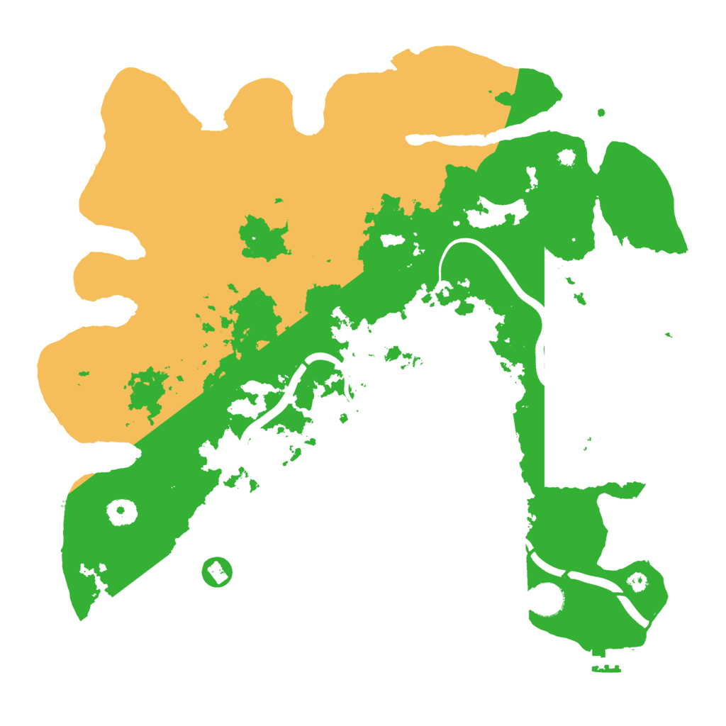 Biome Rust Map: Procedural Map, Size: 3800, Seed: 9566324
