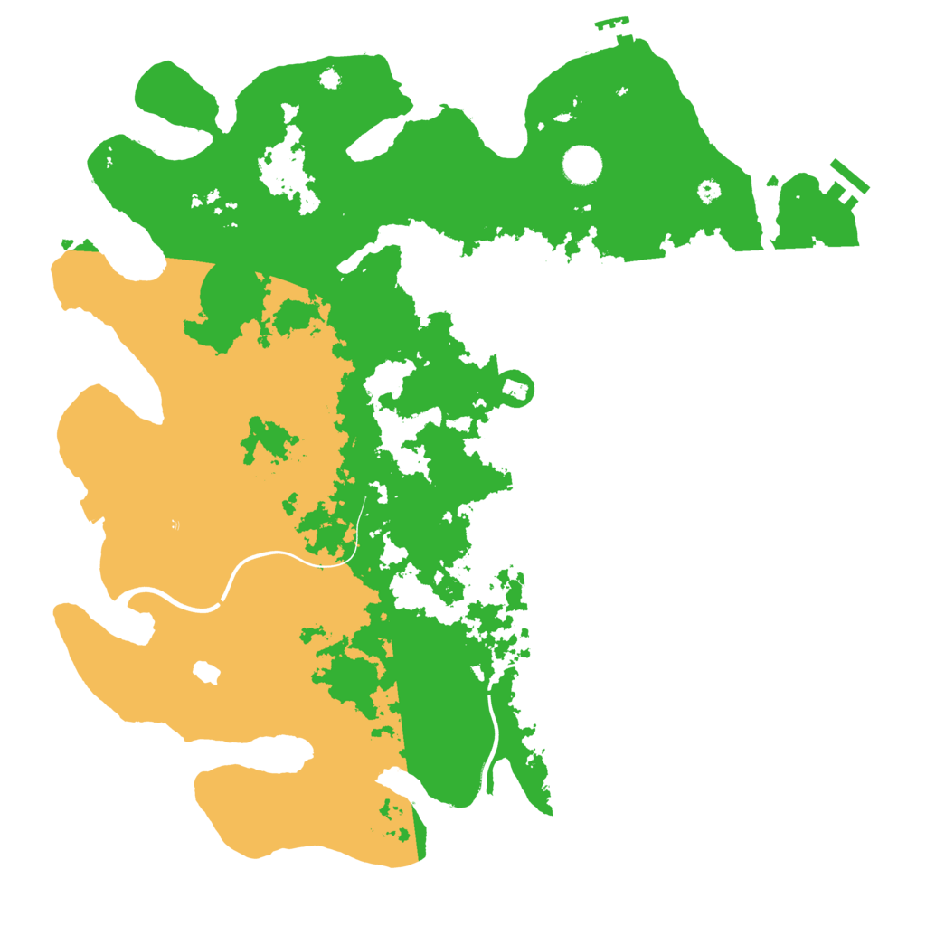 Biome Rust Map: Procedural Map, Size: 4100, Seed: 14899836