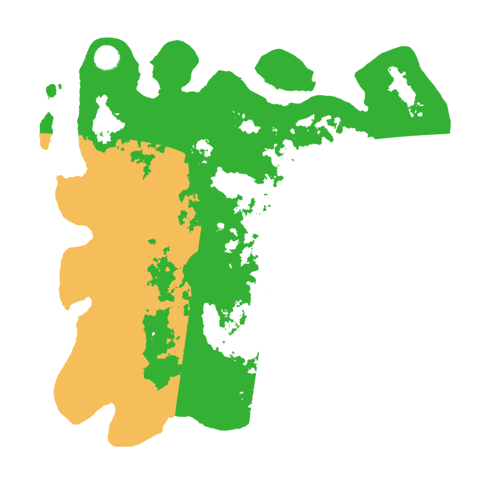 Biome Rust Map: Barren, Size: 3500, Seed: 94130205