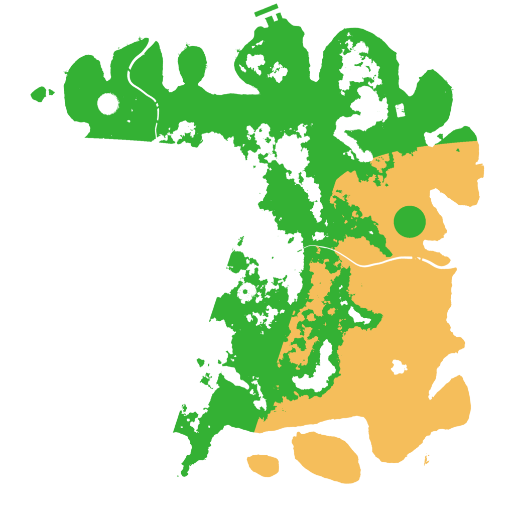 Biome Rust Map: Procedural Map, Size: 4250, Seed: 684656717