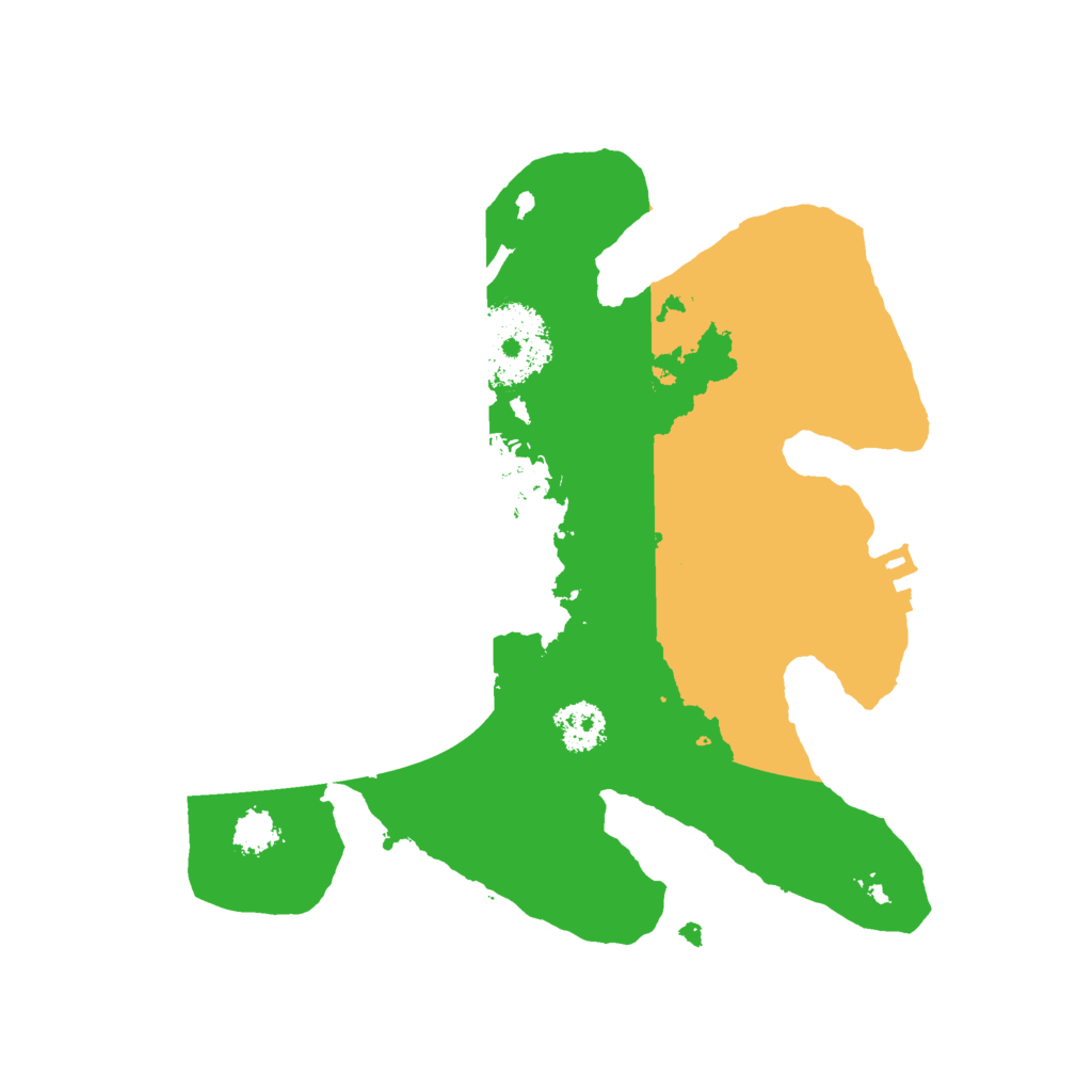 Biome Rust Map: Procedural Map, Size: 2250, Seed: 24132