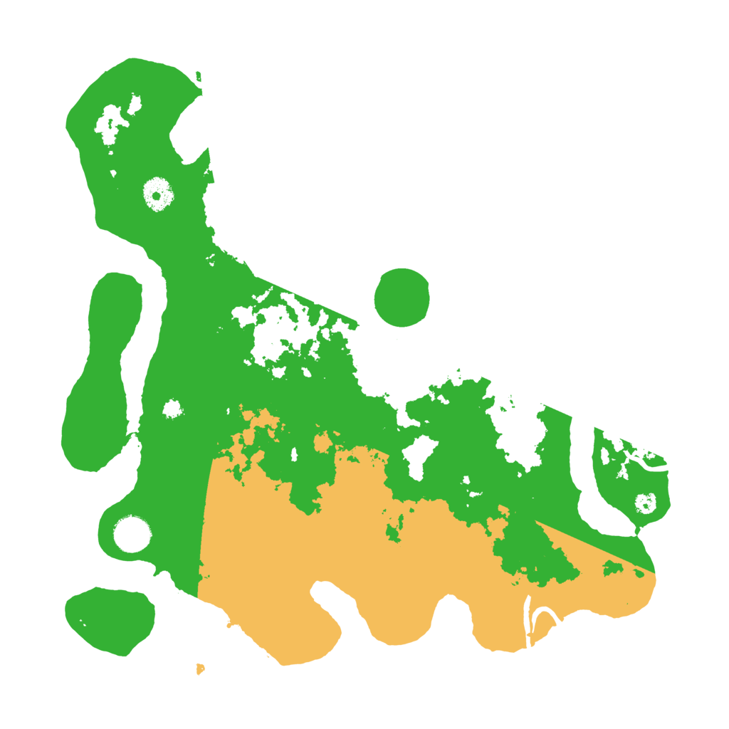 Biome Rust Map: Procedural Map, Size: 3500, Seed: 574