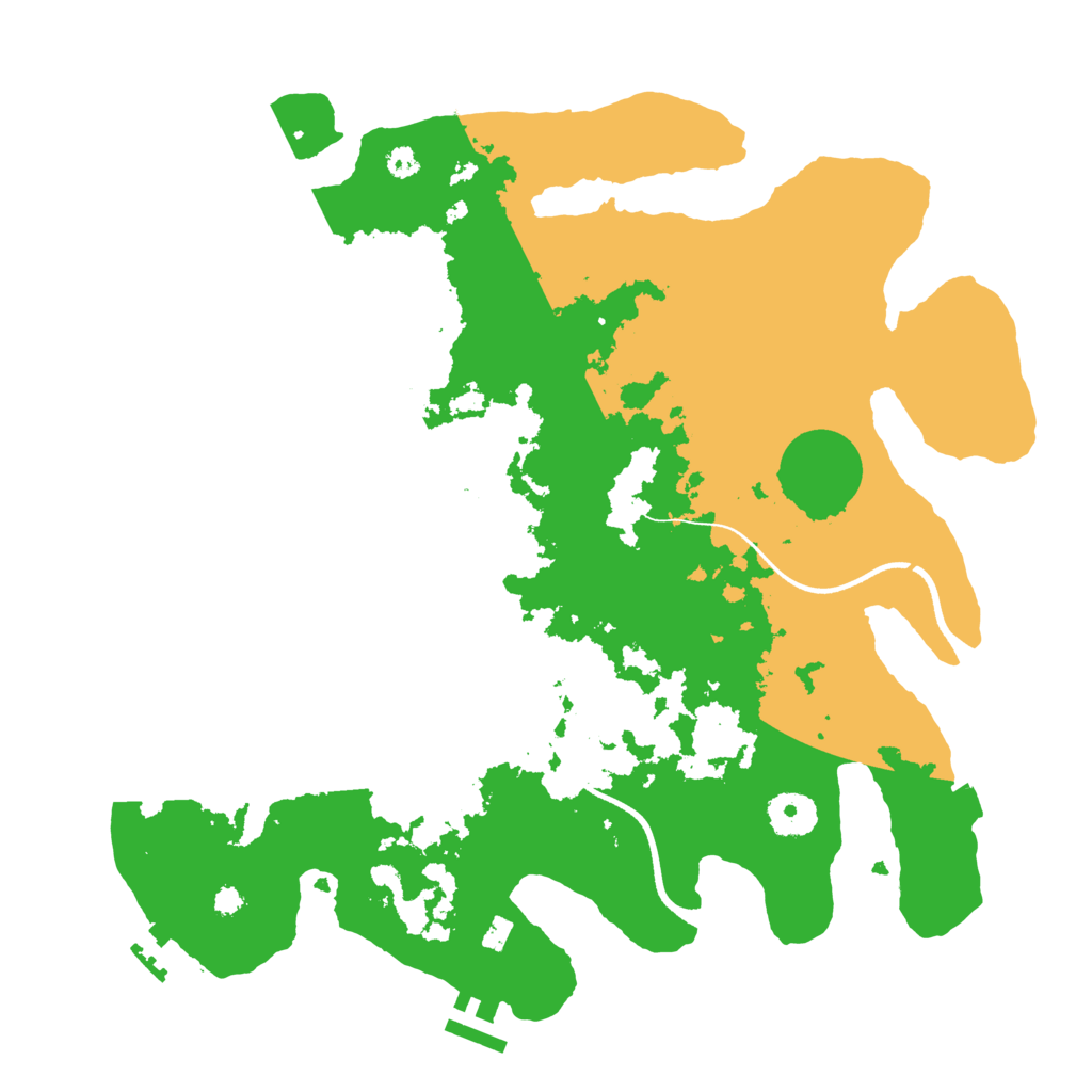 Biome Rust Map: Procedural Map, Size: 3500, Seed: 1934335482
