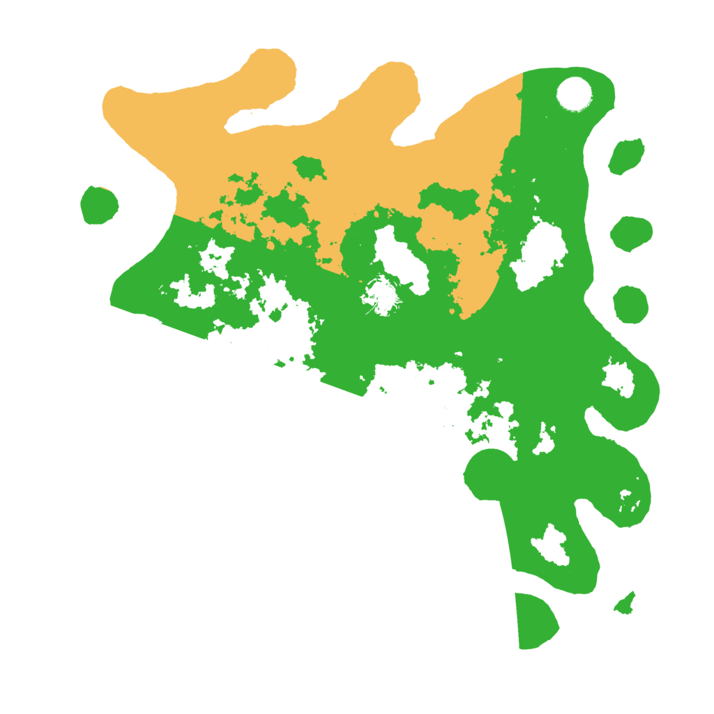 Biome Rust Map: Barren, Size: 3650, Seed: 32581470
